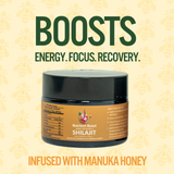Organic Shilajit Resin – With NZ Raw Manuka Honey 🍯