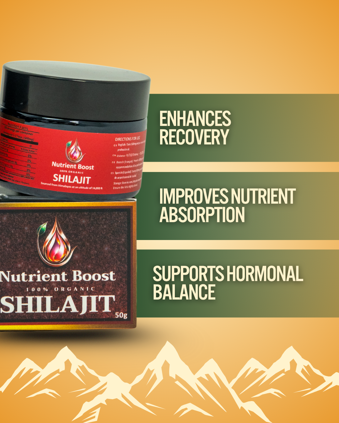 Organic Shilajit Resin – The OG (Pure Himalayan Source)