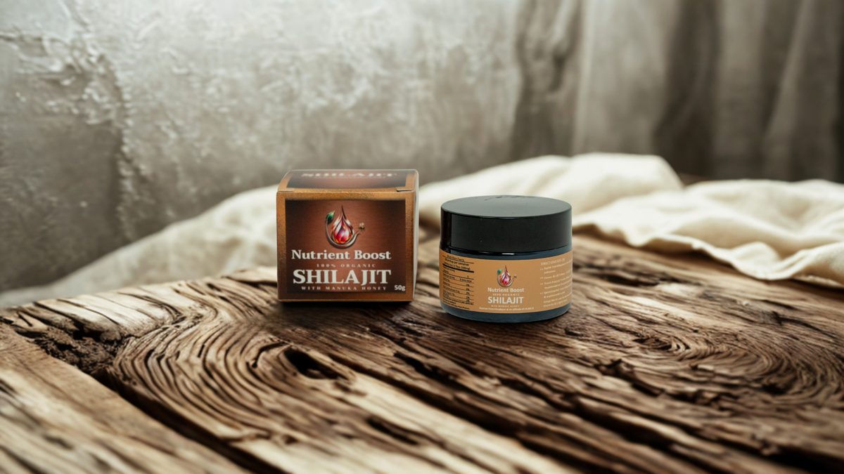Organic Shilajit Resin – With NZ Raw Manuka Honey 🍯